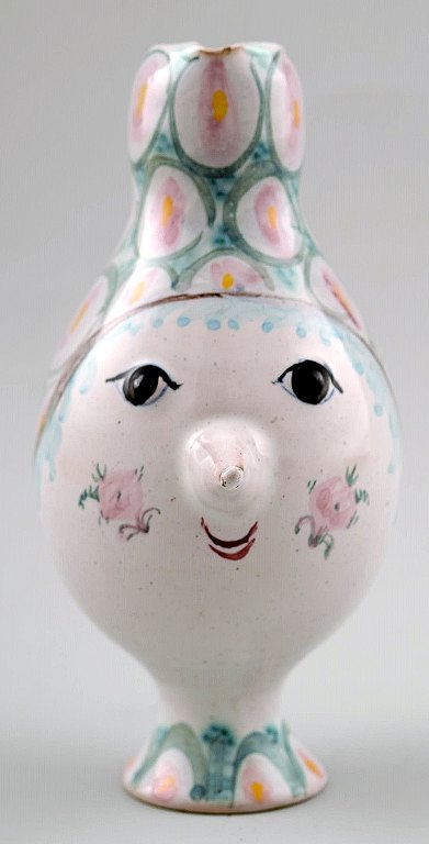 Bjørn Wiinblad : Sjælden og tidlig unika kande i form af kvinde, Bjørn Wiinblad 51.