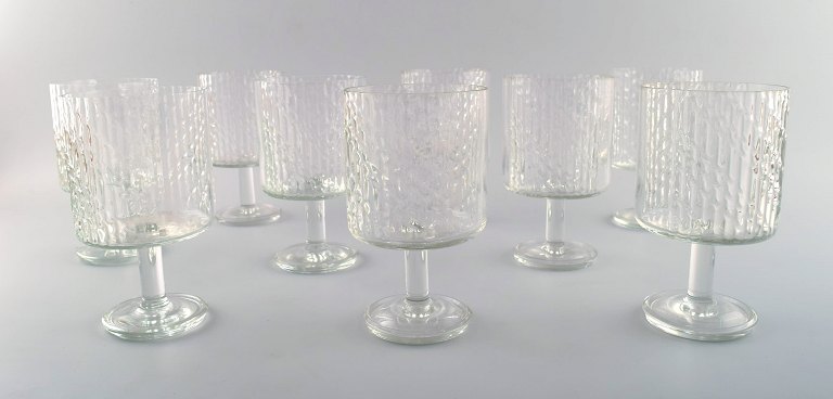 Riihimaki Riihimaen, Finland, Findari 9 glasses by Nanny Still.