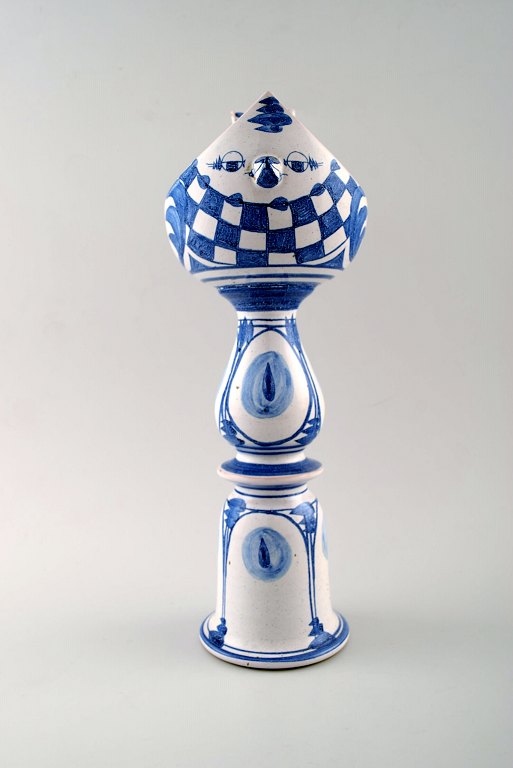 Bjørn Wiinblad unik keramik lysestage/figur, kvinde. Sjælden.