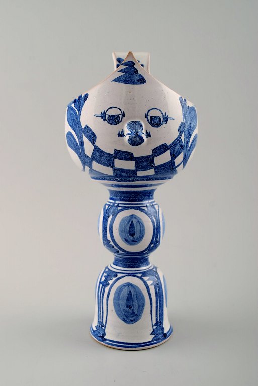 Rare Bjorn Wiinblad unique/one of a kind ceramic candlestick / woman.