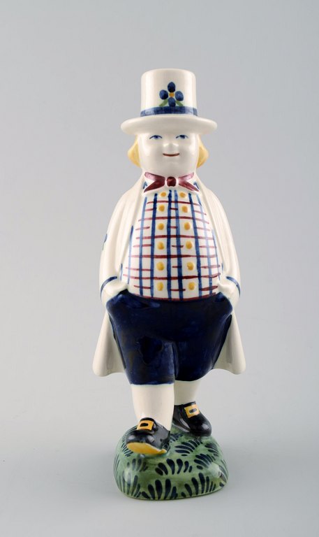 Aluminia child figure, Hans. 