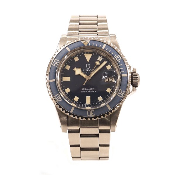 Blaue Tudor Snowflake. Ref. 94110. Wird mit Box und Papieren geliefert. Verkauft am 06.09.79. D: 39mm