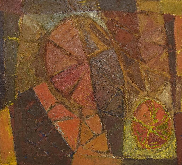 Karsten Winther (født 1934) abstrakt opstiling.