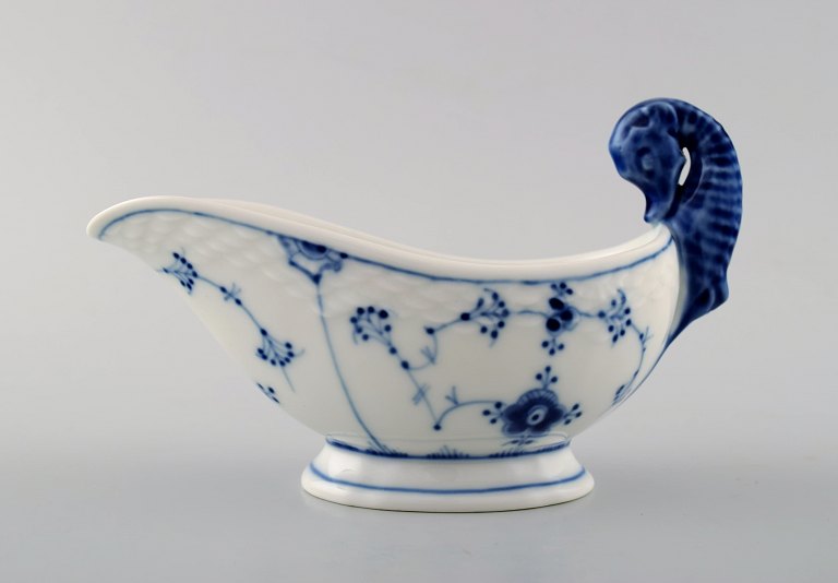 Bing & Grondahl, B&G blue fluted butter boat.