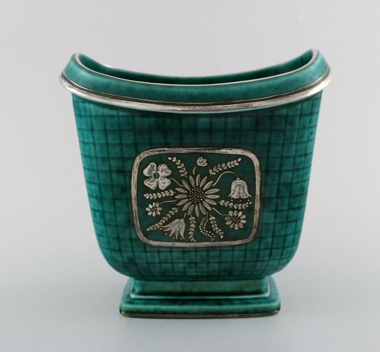 Wilhelm Kåge, Gustavsberg, Argenta vase i keramik, Art deco.