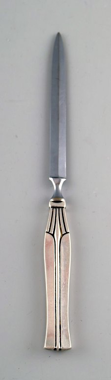 Danish silver (0.830), Art Deco letter knife.