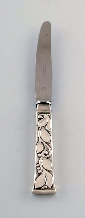 Evald Nielsen No. 30 (leaf pattern), fruit knife in sterling silver.