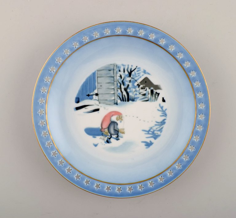 B&G (Bing & Grøndahl), Juleservice, Harald Wiberg. Tallerken.