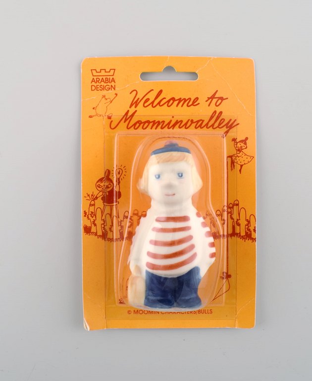 Arabia, Finland. Rare Tuu-Tikki figure from The Moomins in stoneware. Late 20th century. In original box.