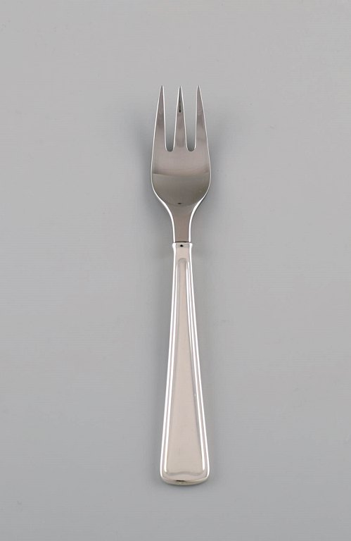 Rare Georg Jensen Koppel cutlery. Lunch fork in sterling silver and stainless steel. 20 pcs in stock.