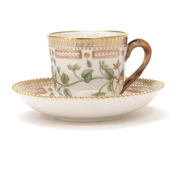 Royal Copenhagen Flora Danica coffee cup 3597. Nice condition. H: 7cm. "Veronica agrestis L"