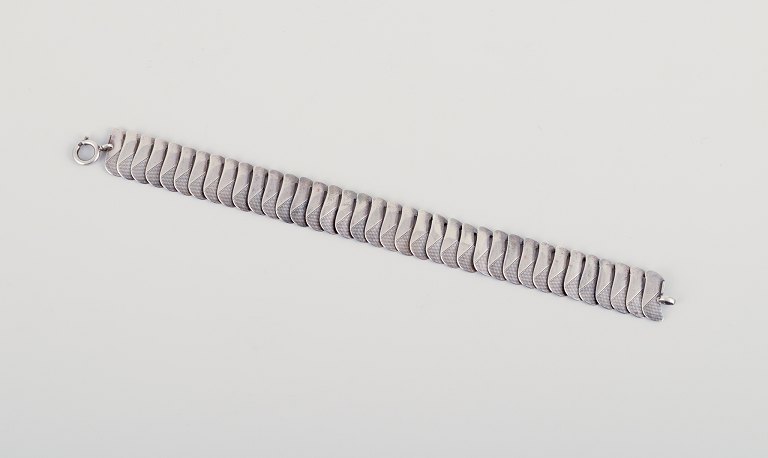 Danish silversmith.Modernist silver bracelet.