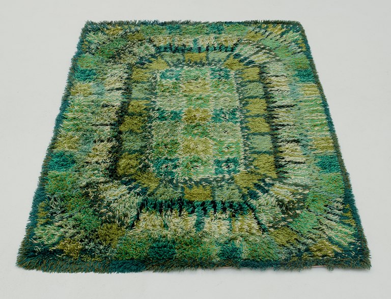 Marianne Richter for Öster Gyllen.Rya carpet in pure wool.