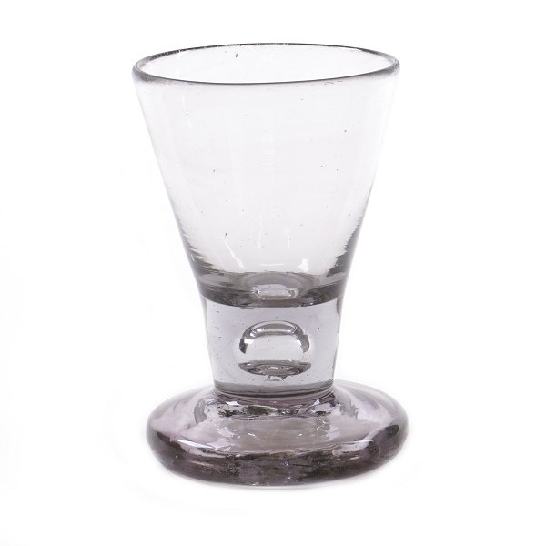 Norsk frimurerglas fra Nøstetangen Glasværk ca. år 1770. H: 11,8cm