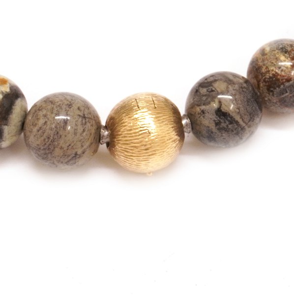 Ole Lynggaard 14kt gold clasp. D: 10mm