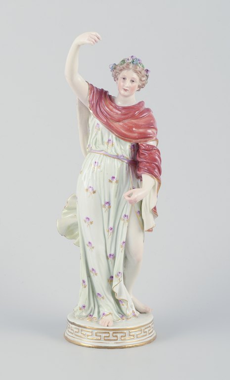 Meissen, Germany.Porcelain figure of flora.