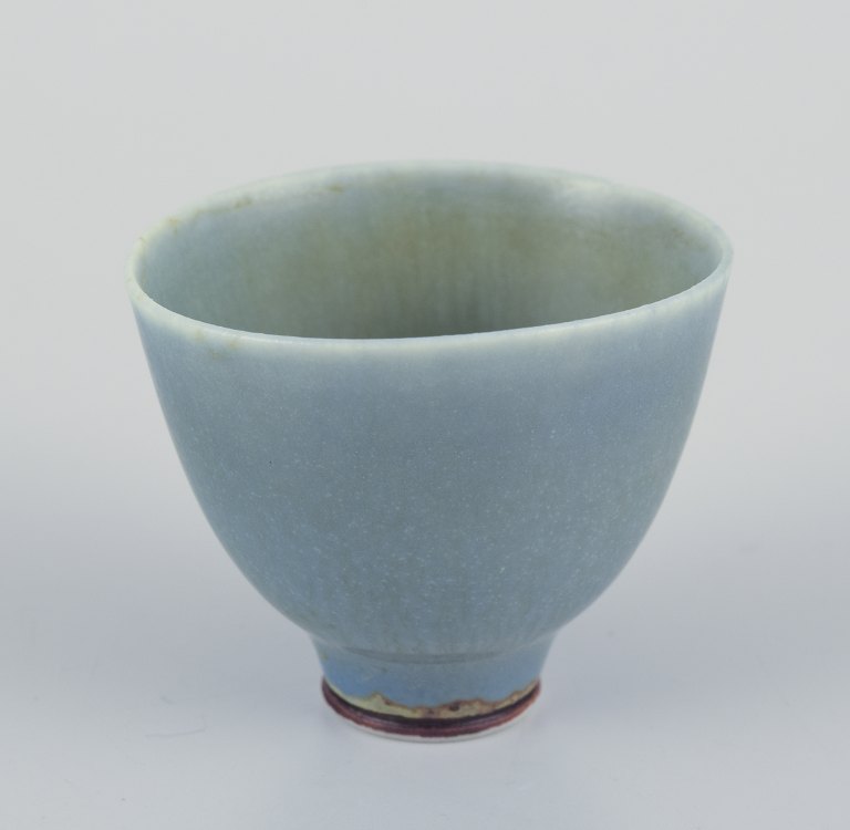 Berndt Friberg for Gustavsberg Studiohand, Sweden. Unique miniature ceramic bowl.