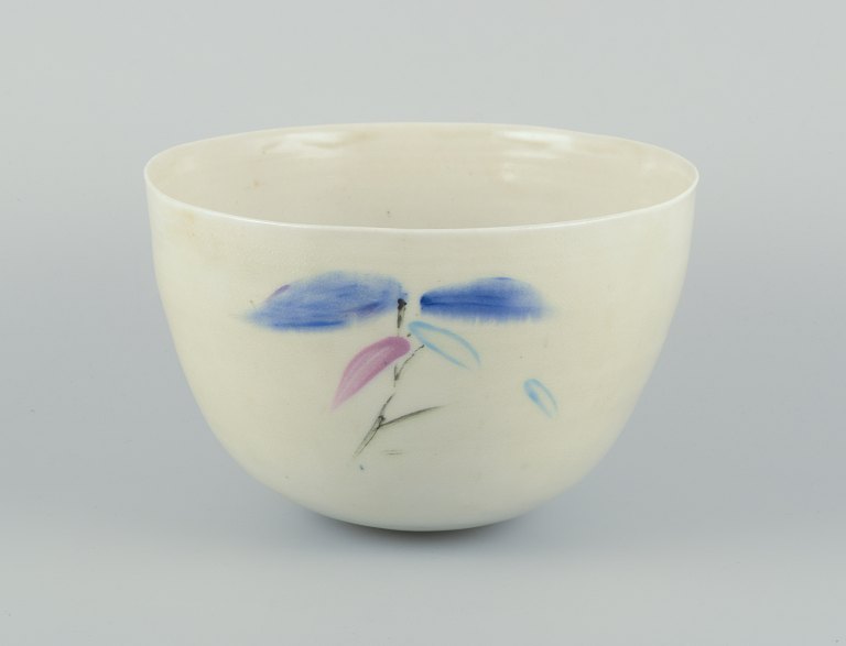 European studio ceramicist.Large unique bowl.