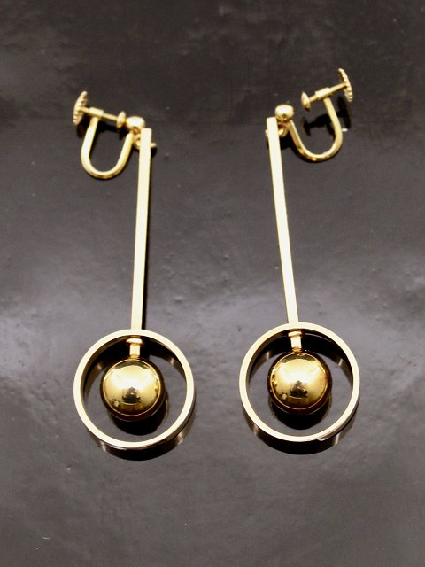 Ole Lynggaard 14 carat gold earrings