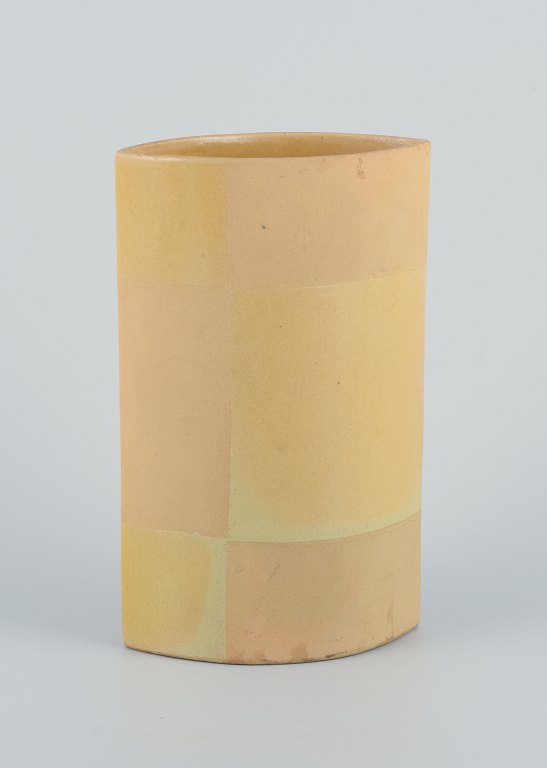 European studio ceramicist.Unique ceramic vase.