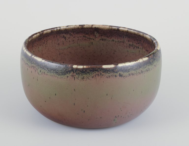 Carl Harry Stålhane for Rörstrand.Large ceramic bowl.