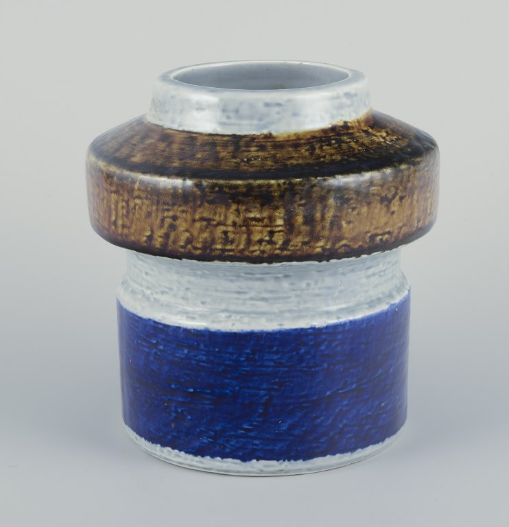 Olle Alberius for Rörstrand."Titus" ceramic vase made of stoneware.