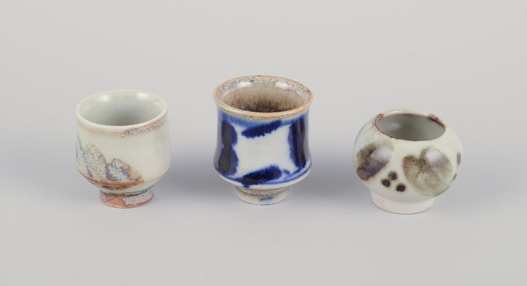 Carl Harry Stålhane for "Designhuset", Sweden.
Three unique miniature vases.