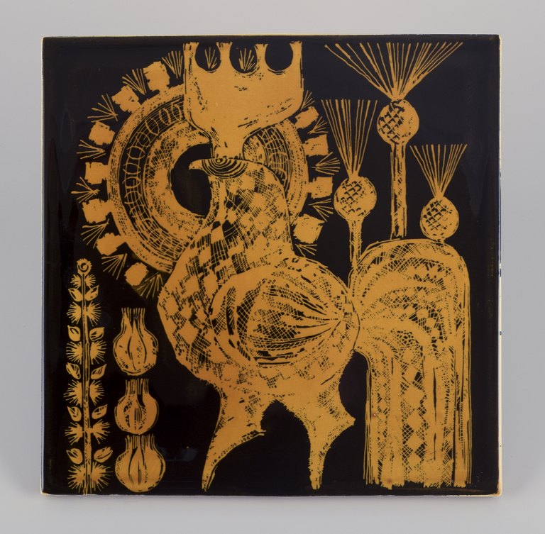 Olle Alberius for Rörstrand, Sverige.Vægrelief af keramik.