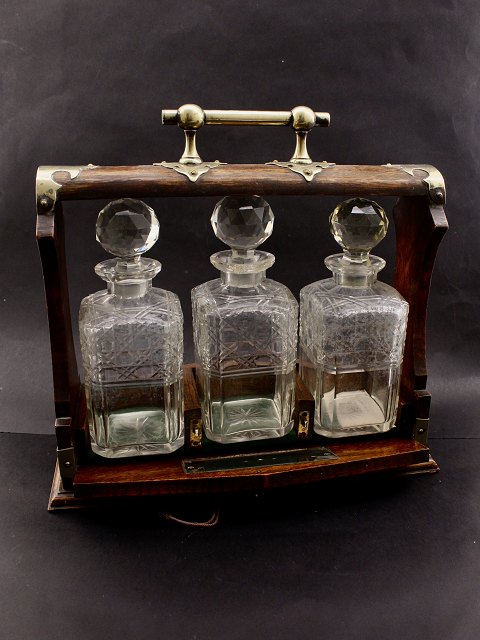 Tantalus oak with 3 carafes