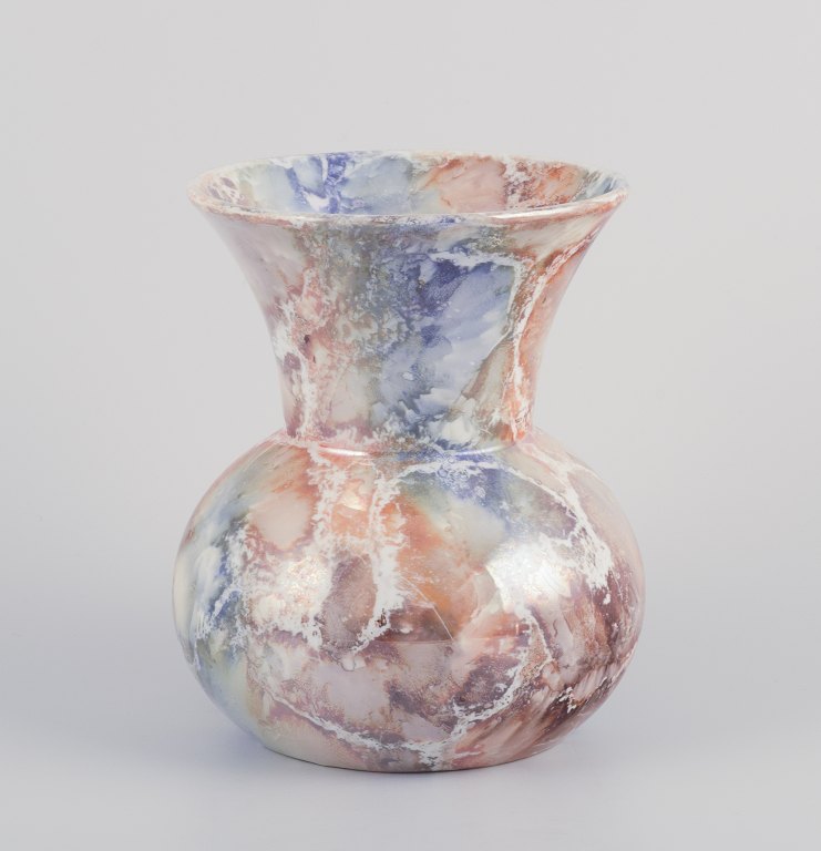 Arabia, Finland.Art Deco "Marmor" ceramic vase.