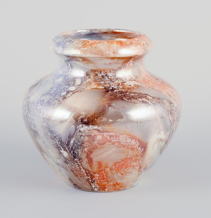 Arabia, Finland.Art Deco "Marmor" ceramic vase.