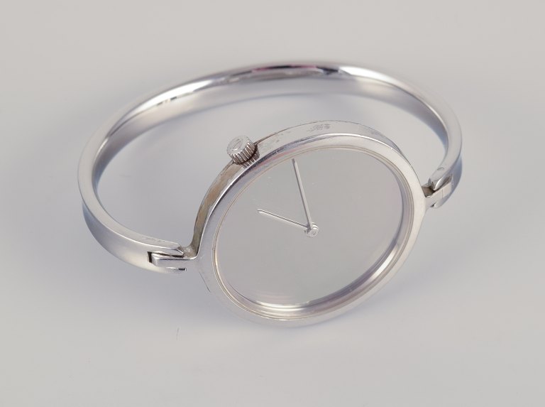 Vivianna Torun Bülow-Hübe for Georg Jensen, armbåndsur af stål.