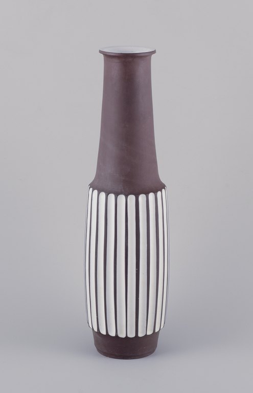 Larholm, Norway.Floor vase made of ceramic.