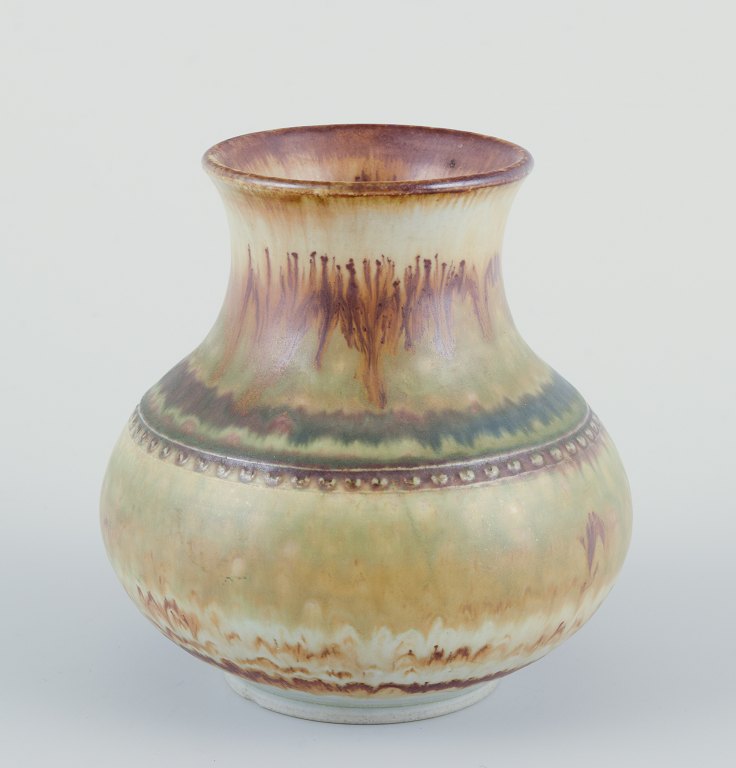 John Andersson for Höganäs.Unika vase af stentøj.