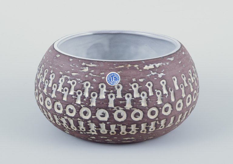 Mari Simmulson for Upsala Ekeby.Skål af keramik.