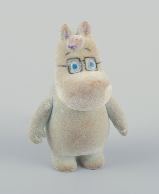 Martinex, Finland. Mummi figur af plast beklædt med mintgrøn velour.