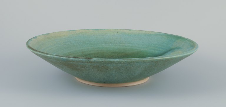 Trosa, Kvarn, Sweden.Large unique stoneware bowl.