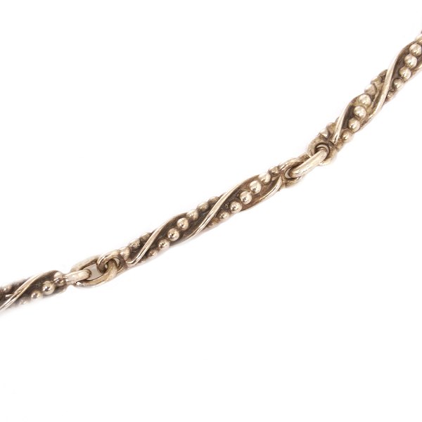 Georg Jensen leddelt halskæde i sterlingsølv #301. L: 75cm