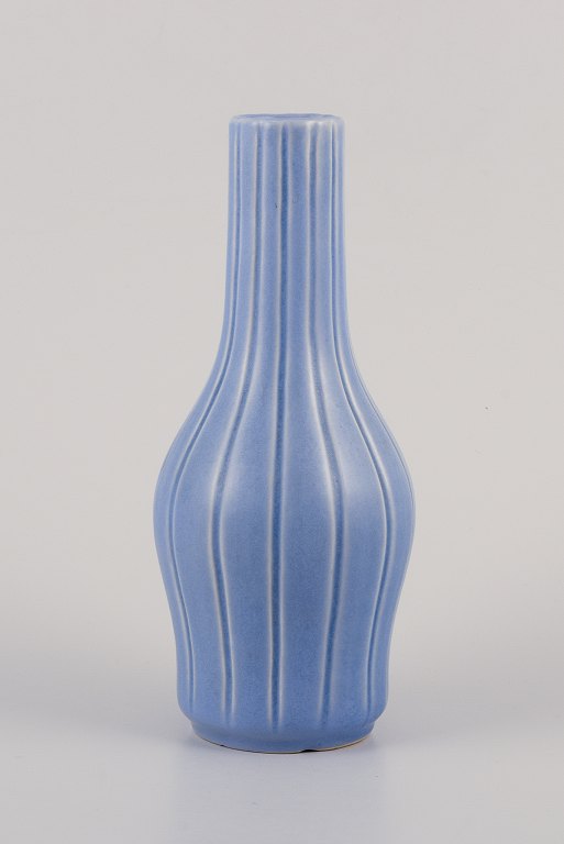 Ewald Dahlskog for Bobergs Fajansfabrik, Sweden. Large faience vase.