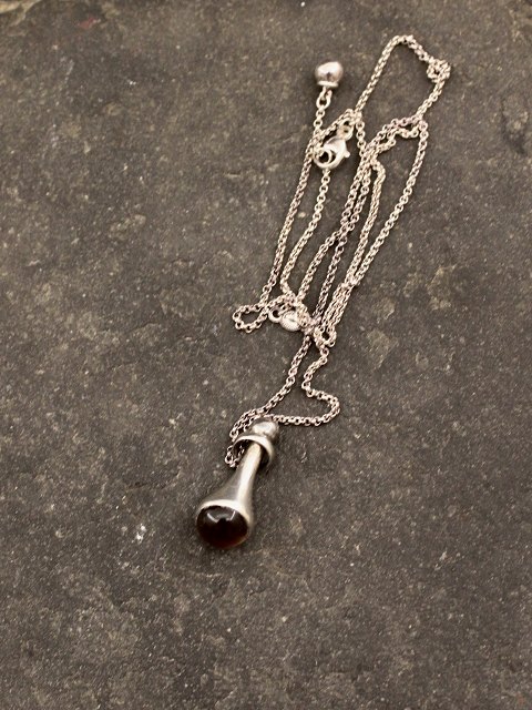 Georg Jensen Sterling Silver Necklace with Pendant No. 453