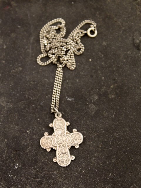 Sterling silver Dagmar cross