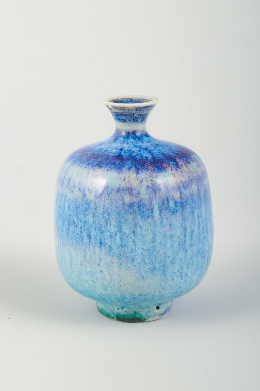 Berndt Friberg Miniature Vase, Signed.