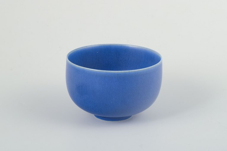 Per Linnemann-Schmidt / Palshus, DenmarkStoneware bowl with a deep matte blue glaze.