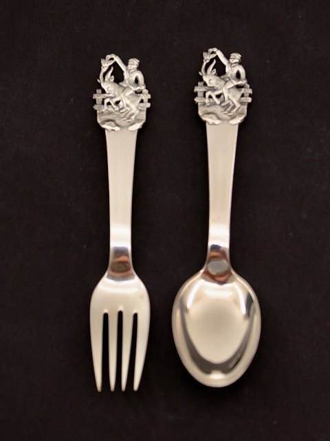 H C Andersen barne bestik "Klodshans"