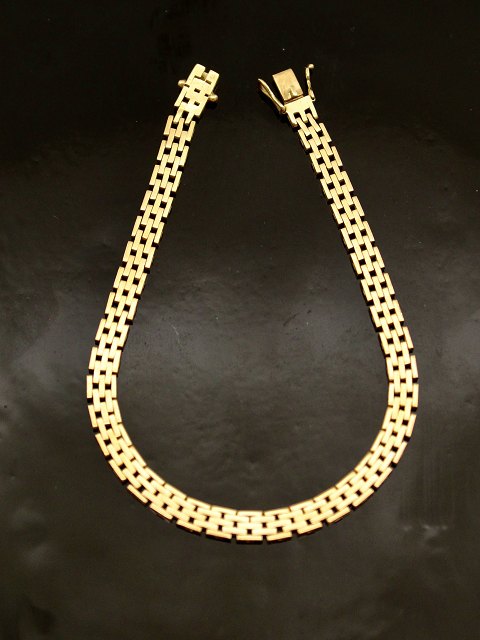 14 karat guld murstens armlænke