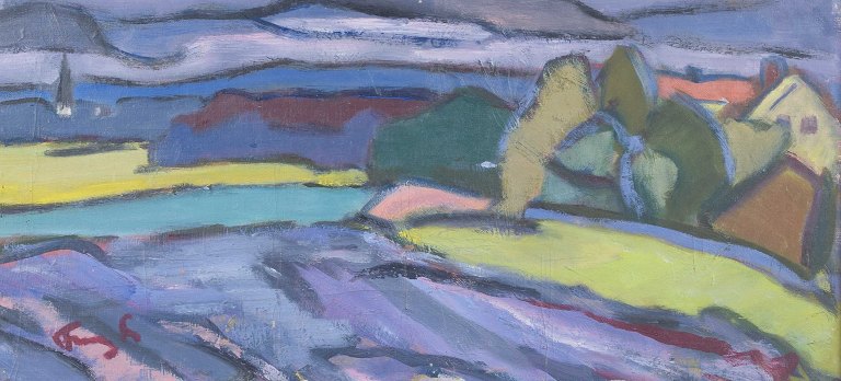 Svensk kunstner
Landskab
Olie på plade