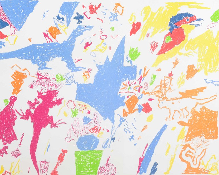 Jens Peter Helge Hansen (f. 1943)
Litografi på papir