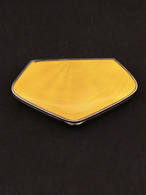 Sterling sølv etui med emalje