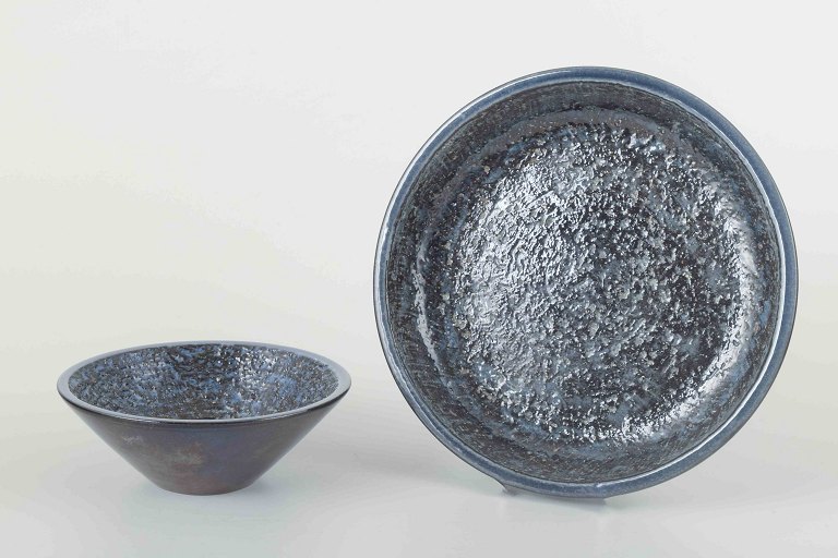 Ingrid Atterberg for Upsala-EkebyTwo bowls, models 2450 and 2452, 1960s.