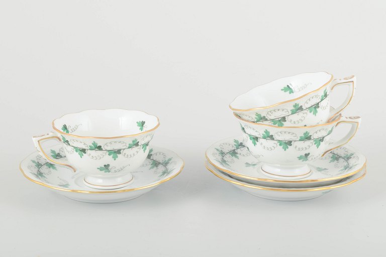 Herend, Ungarn
3 mokkakopper med underkop, midten af 1900-tallet.